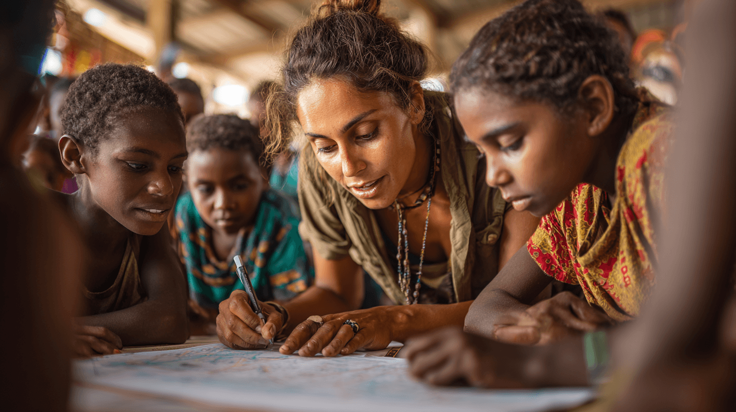 Researchers collaborating on ethical data literacy